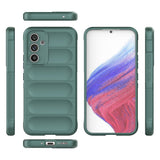 Galaxy A54 Kılıf Esnek TPU Oyuklu Arka Yüzey Tasarımlı Zore Etnik Silikon Kapak Siyah