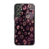 Galaxy A54 Kılıf Kamera Korumalı Desenli Zore Lusi Kapak Pembe Leopar