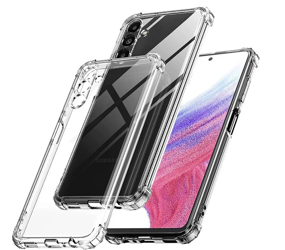 Galaxy A54 Kılıf Zore 2mm Anti Shock Silikon Renksiz