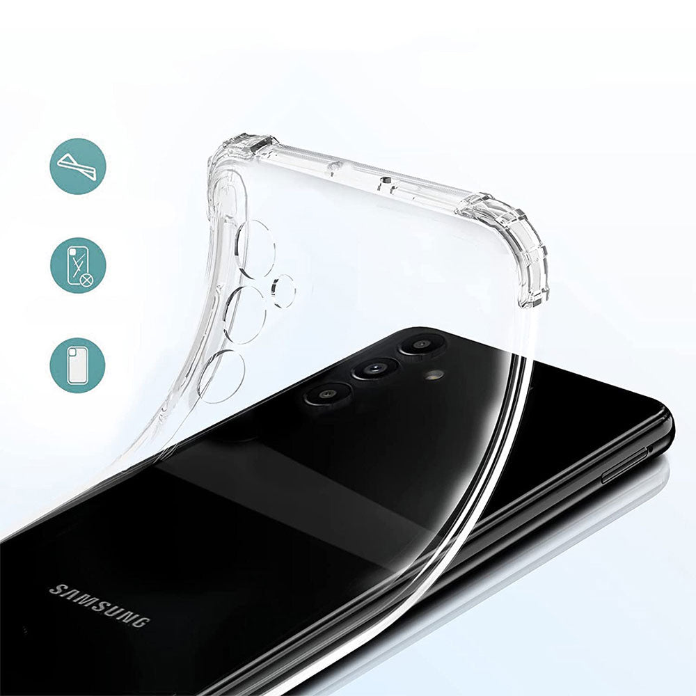 Galaxy A54 Kılıf Zore 2mm Anti Shock Silikon Renksiz
