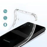 Galaxy A54 Kılıf Zore 2mm Anti Shock Silikon Renksiz