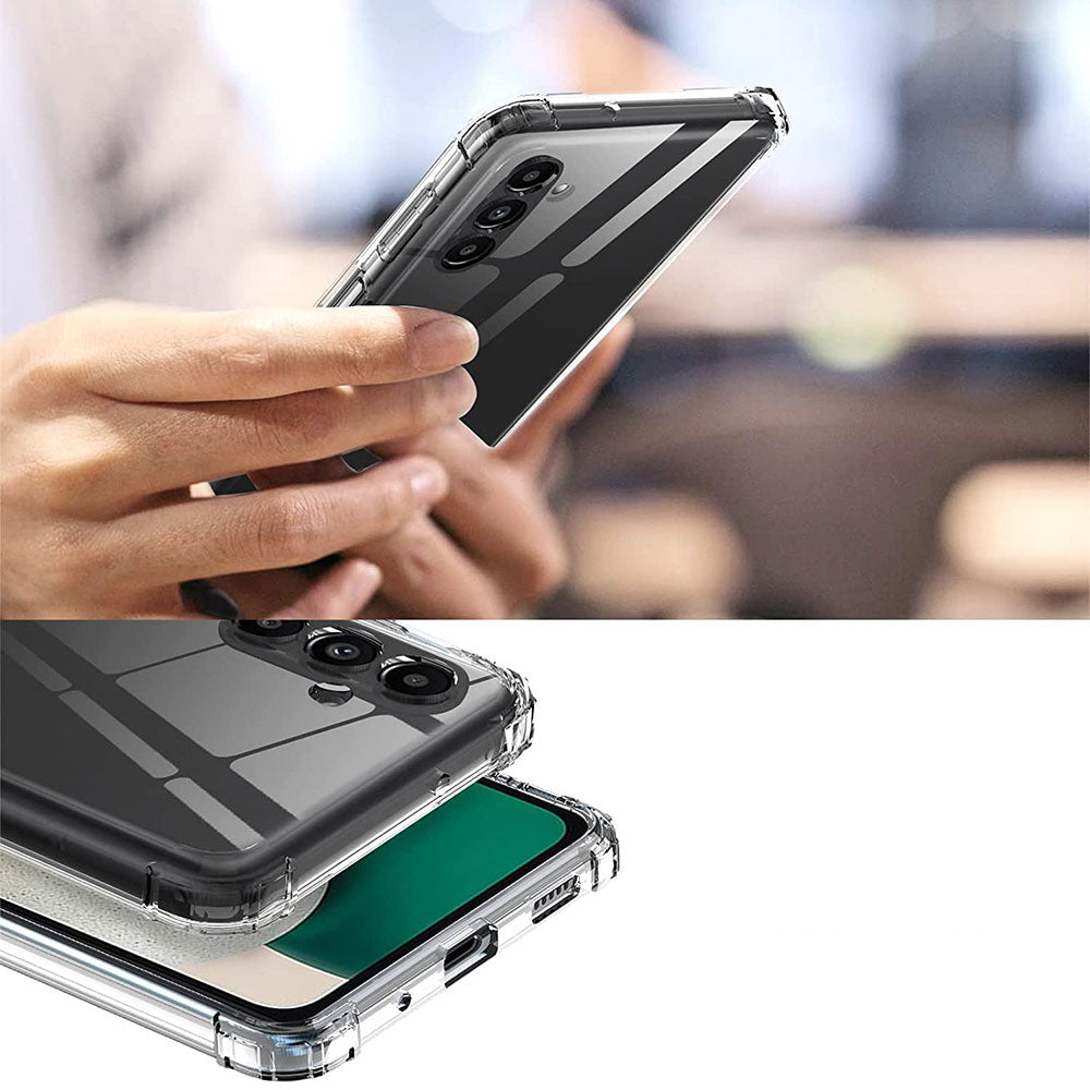 Galaxy A54 Kılıf Zore 2mm Anti Shock Silikon Renksiz