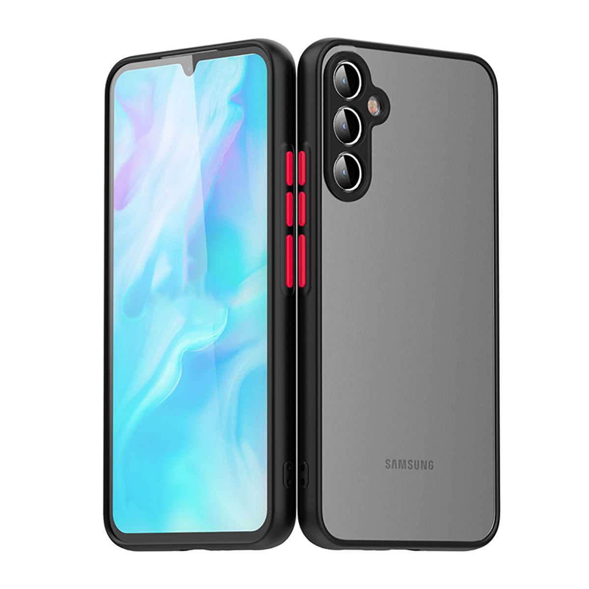 Galaxy A54 Kılıf Zore Hux Kapak Lacivert