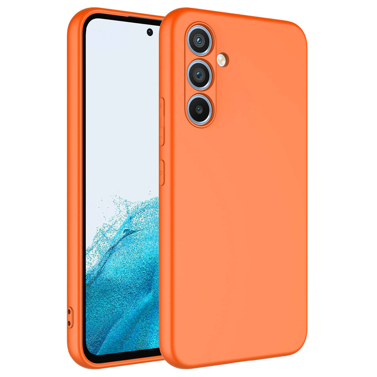 Galaxy A54 Kılıf Zore Mara Lansman Kapak Turuncu