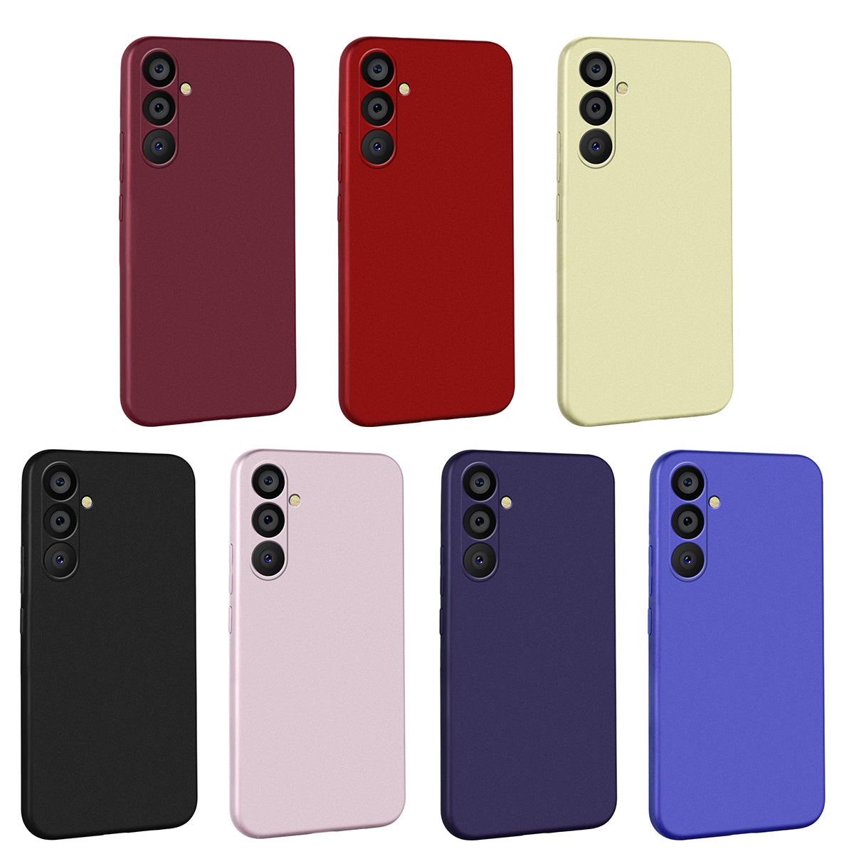 Galaxy A54 Kılıf Zore Premier Silikon Kapak Saks Mavi