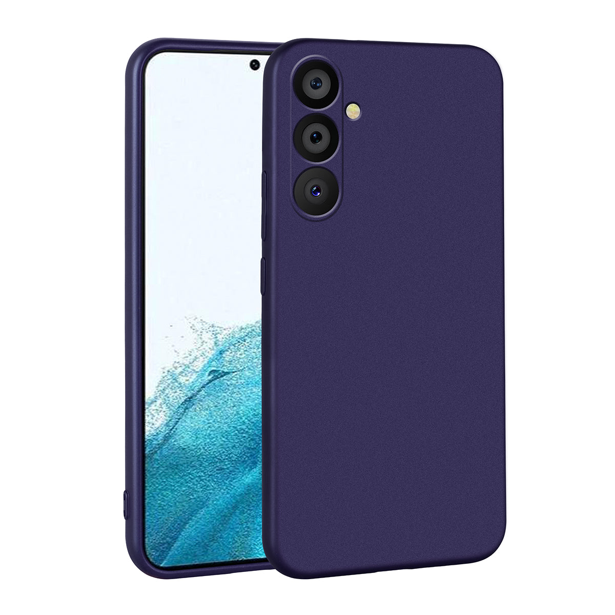 Galaxy A54 Kılıf Zore Premier Silikon Kapak Lacivert