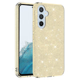Galaxy A54 Kılıf Zore Shining Silikon Gold