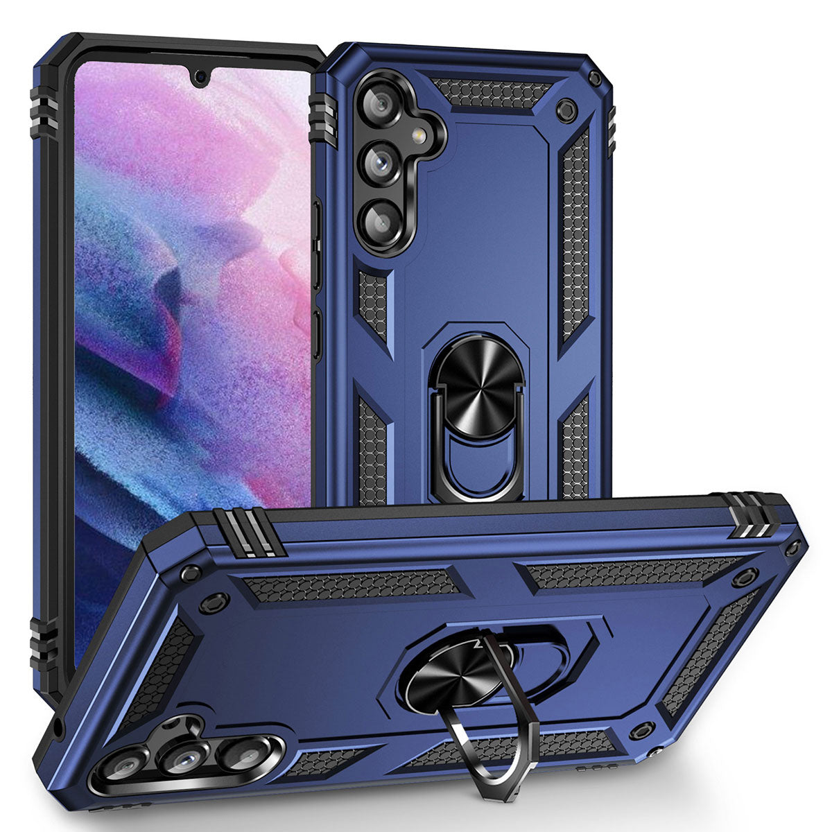 Galaxy A54 Kılıf Zore Vega Kapak Mavi