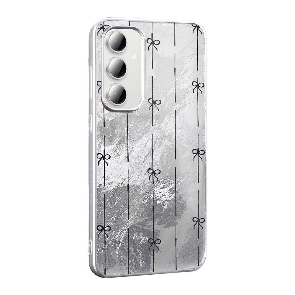 Galaxy A55 Kılıf Desenli Zore Mep Kapak Gold Leopar