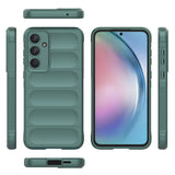 Galaxy A55 Kılıf Esnek TPU Oyuklu Arka Yüzey Tasarımlı Zore Etnik Silikon Kapak Siyah