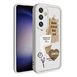 Galaxy A55 Kılıf Kamera Korumalı Baskılı Arka Yüzey Zore Klas Kapak Siyah