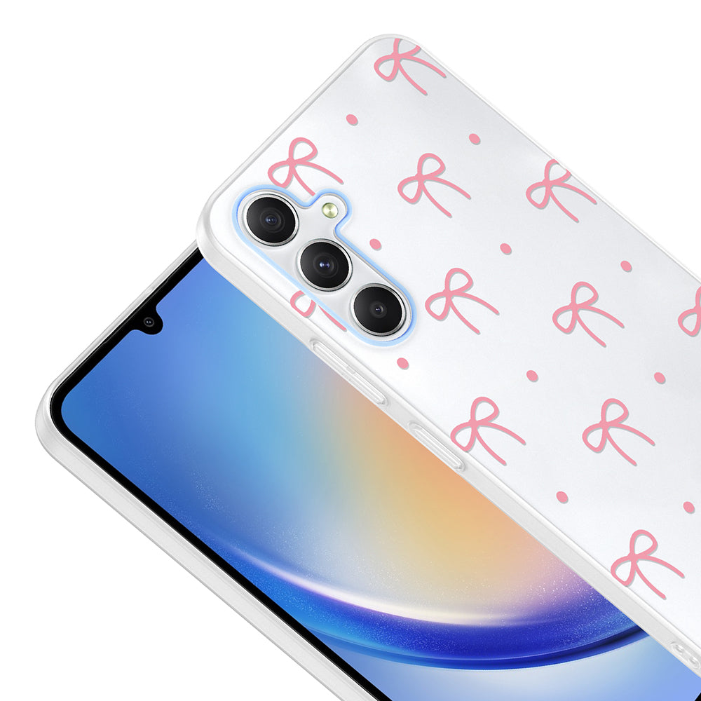 Galaxy A55 Kılıf Kamera Korumalı Desenli Zore Klip Kapak Fiyonk