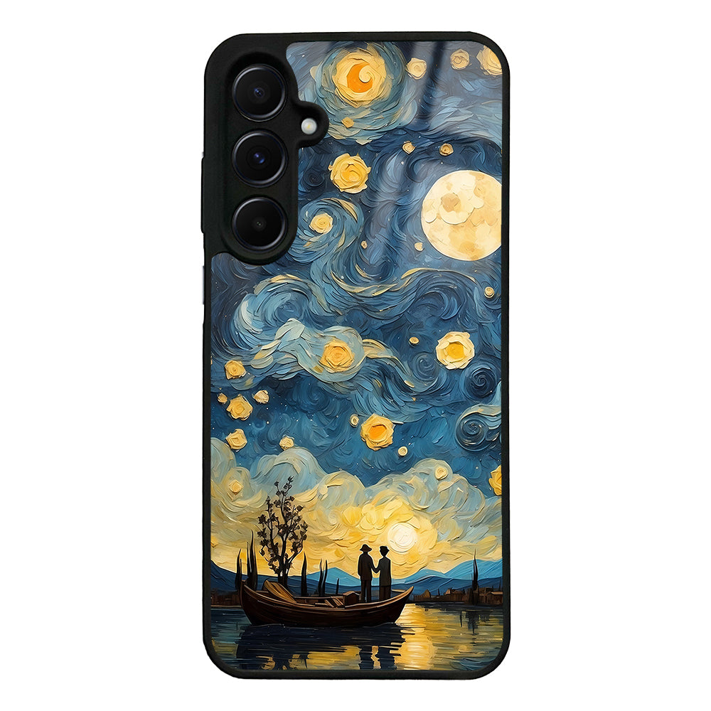 Galaxy A55 Kılıf Kamera Korumalı Desenli Lusi Kapak Kayık