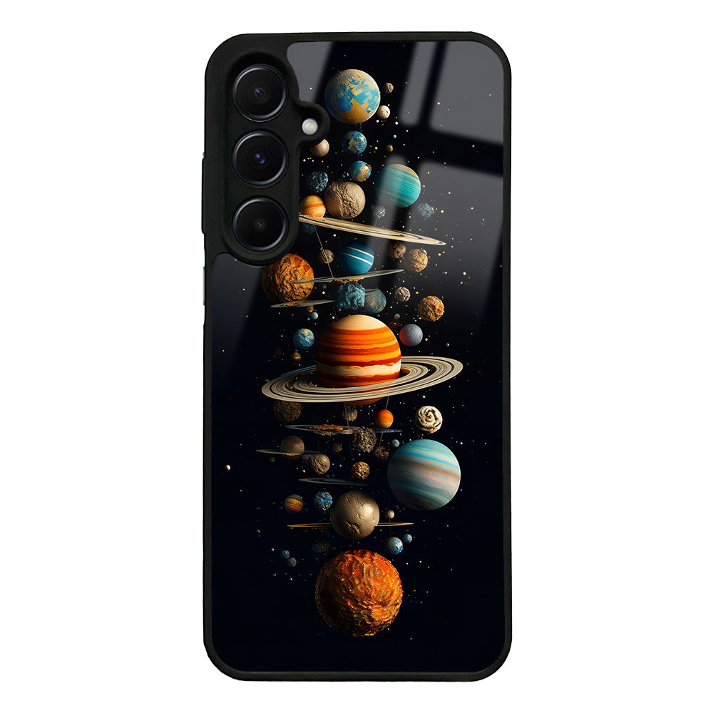 Galaxy A55 Kılıf Kamera Korumalı Desenli Lusi Kapak Gezegen
