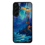 Galaxy A55 Kılıf Kamera Korumalı Desenli Lusi Kapak Deniz Feneri