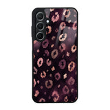 Galaxy A55 Kılıf Kamera Korumalı Desenli Zore Lusi Kapak Pembe Leopar