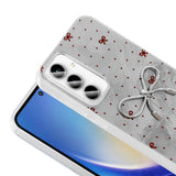 Galaxy A55 Kılıf Kamera Korumalı Figürlü Zore Ponti Silikon Kapak Beyaz
