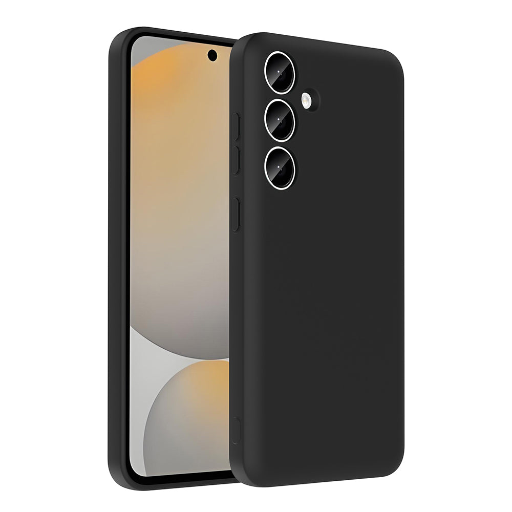Galaxy A55 Kılıf Kamera Korumalı Kartlık Hazneli Zore Vitra Kapak Siyah