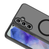 Galaxy A55 Kılıf M-safe Şarj Özellikli Zore Babet Kapak Siyah