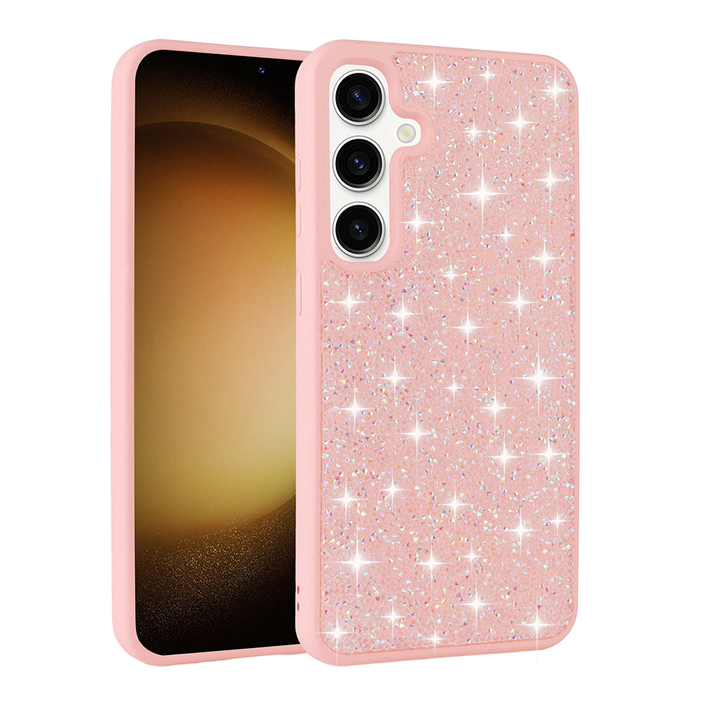 Galaxy A55 Kılıf Parlak Taşlı Tasarım Zore Pırlanta Kapak Gri