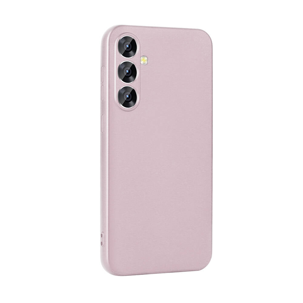 Galaxy A55 Kılıf Zore Premier Silikon Kapak Rose Gold