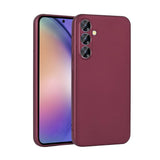 Galaxy A55 Kılıf Zore Premier Silikon Kapak Mürdüm