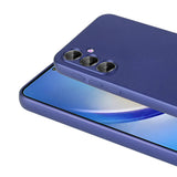 Galaxy A55 Kılıf Zore Premier Silikon Kapak Saks Mavi