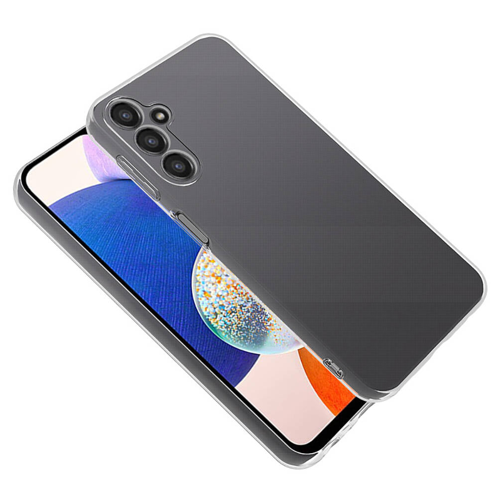 Galaxy A55 Kılıf Zore Süper Silikon Kapak Renksiz