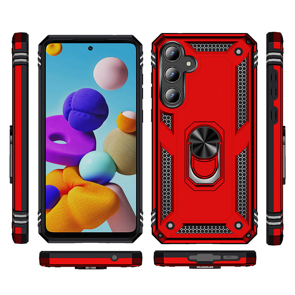 Galaxy A55 Kılıf Zore Vega Kapak Mavi