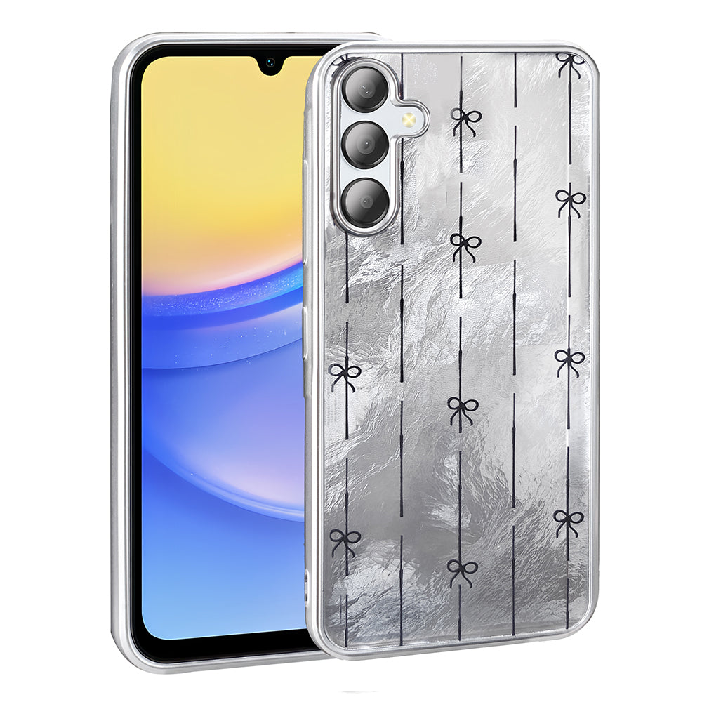Galaxy A56 Kılıf Desenli Zore Mep Kapak İncili Fiyonk