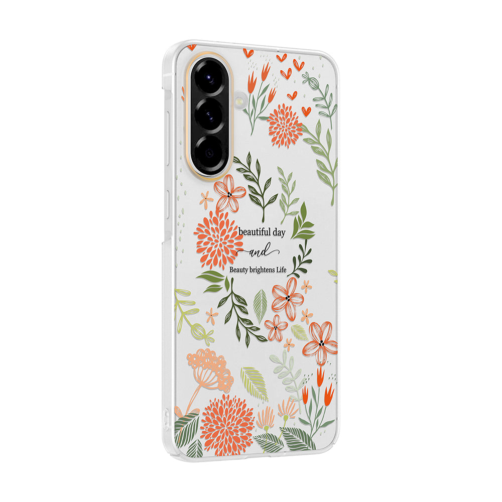 Galaxy A56 Kılıf Kamera Korumalı Desenli Zore Klip Kapak Beautiful