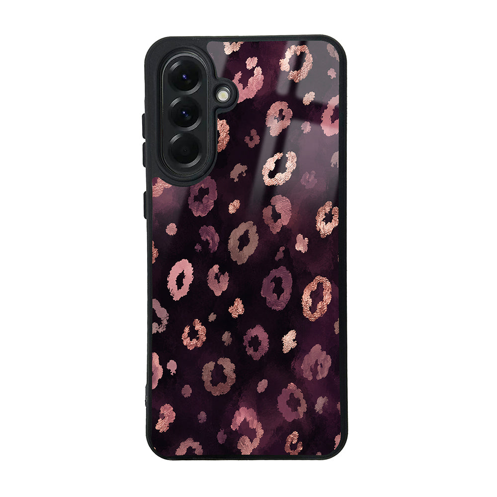 Galaxy A56 Kılıf Kamera Korumalı Desenli Zore Lusi Kapak Pembe Leopar