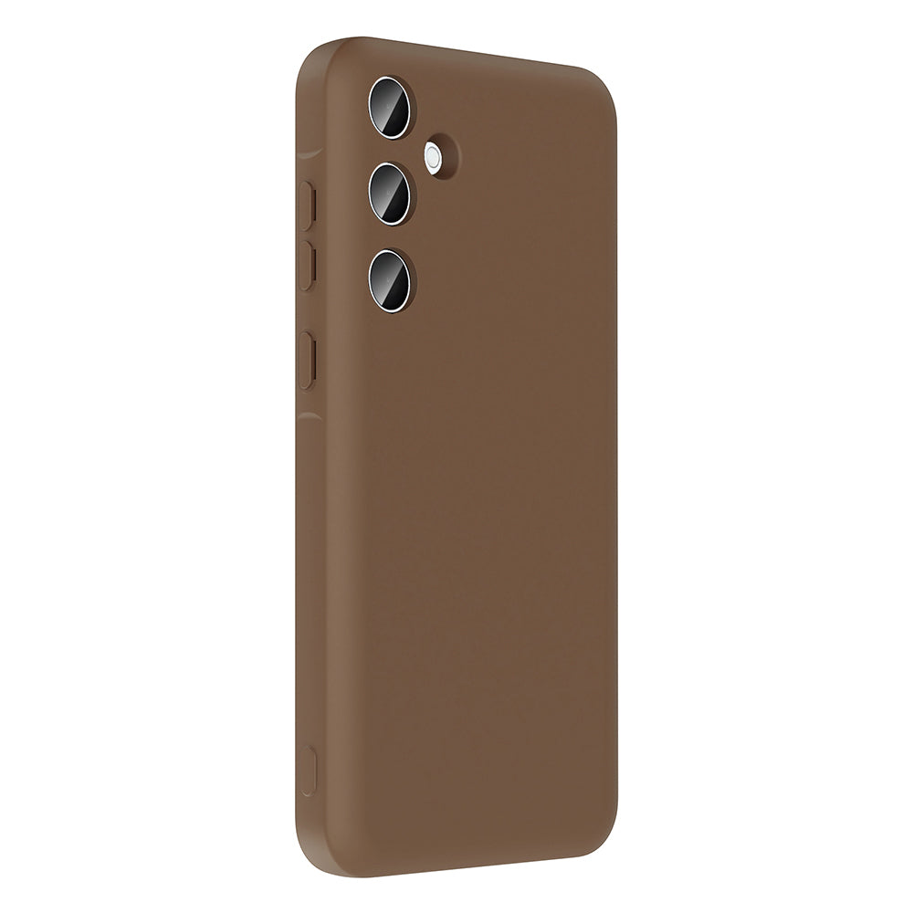 Galaxy A56 Kılıf Kamera Korumalı Kartlık Hazneli Zore Vitra Kapak Mürdüm