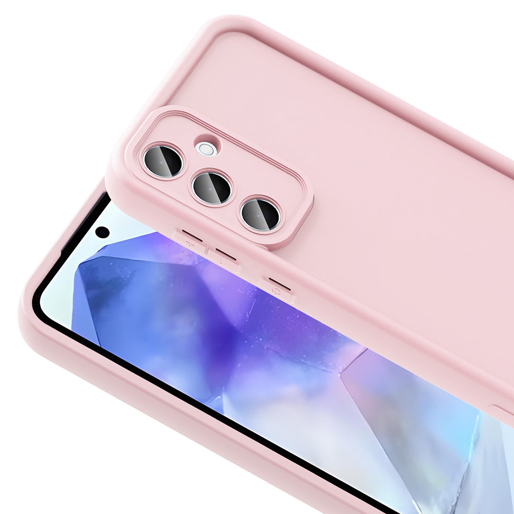 Galaxy A56 Kılıf Kamera Korumalı Zore Ananas Kapak Pembe