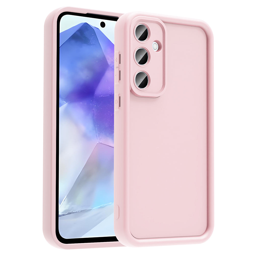Galaxy A56 Kılıf Kamera Korumalı Zore Ananas Kapak Pembe