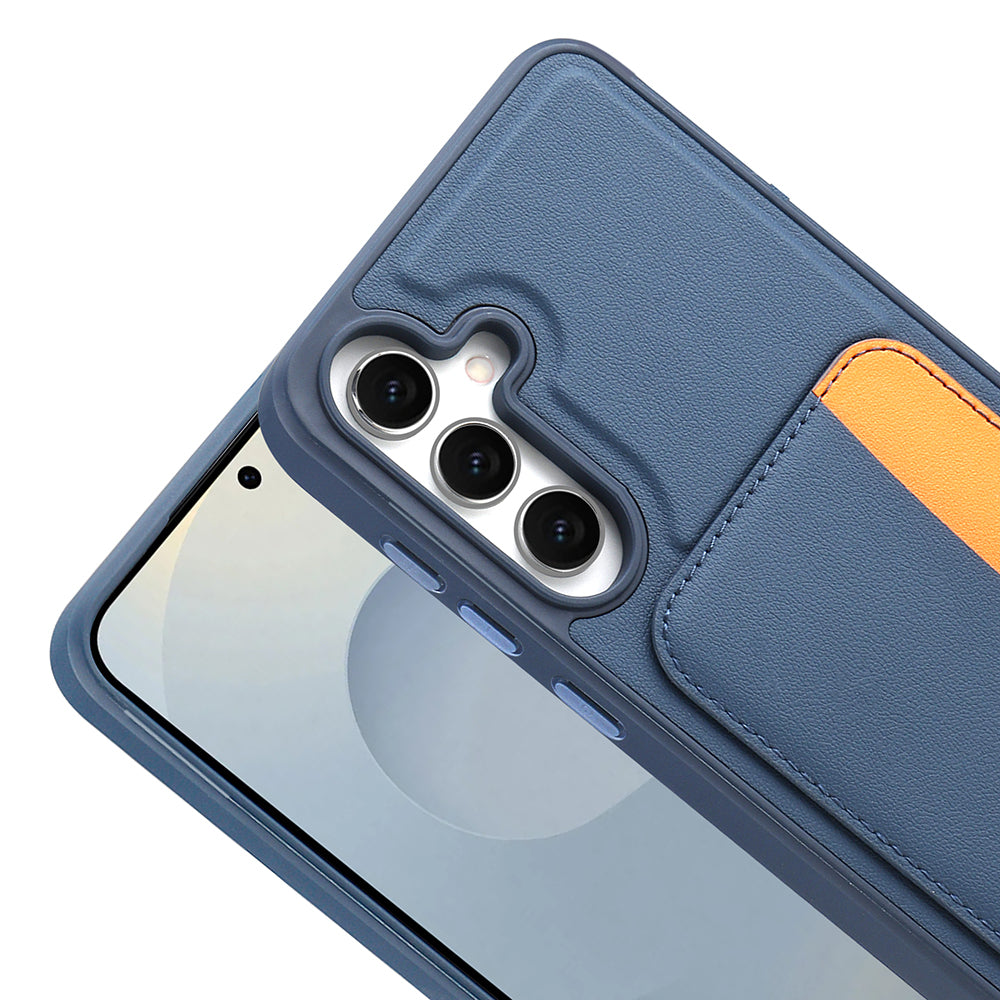 Galaxy A56 Kılıf Kartlıklı Zore X-Kart Silikon Kapak Siyah