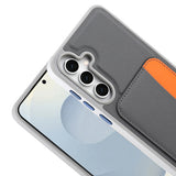 Galaxy A56 Kılıf Kartlıklı Zore X-Kart Silikon Kapak Siyah