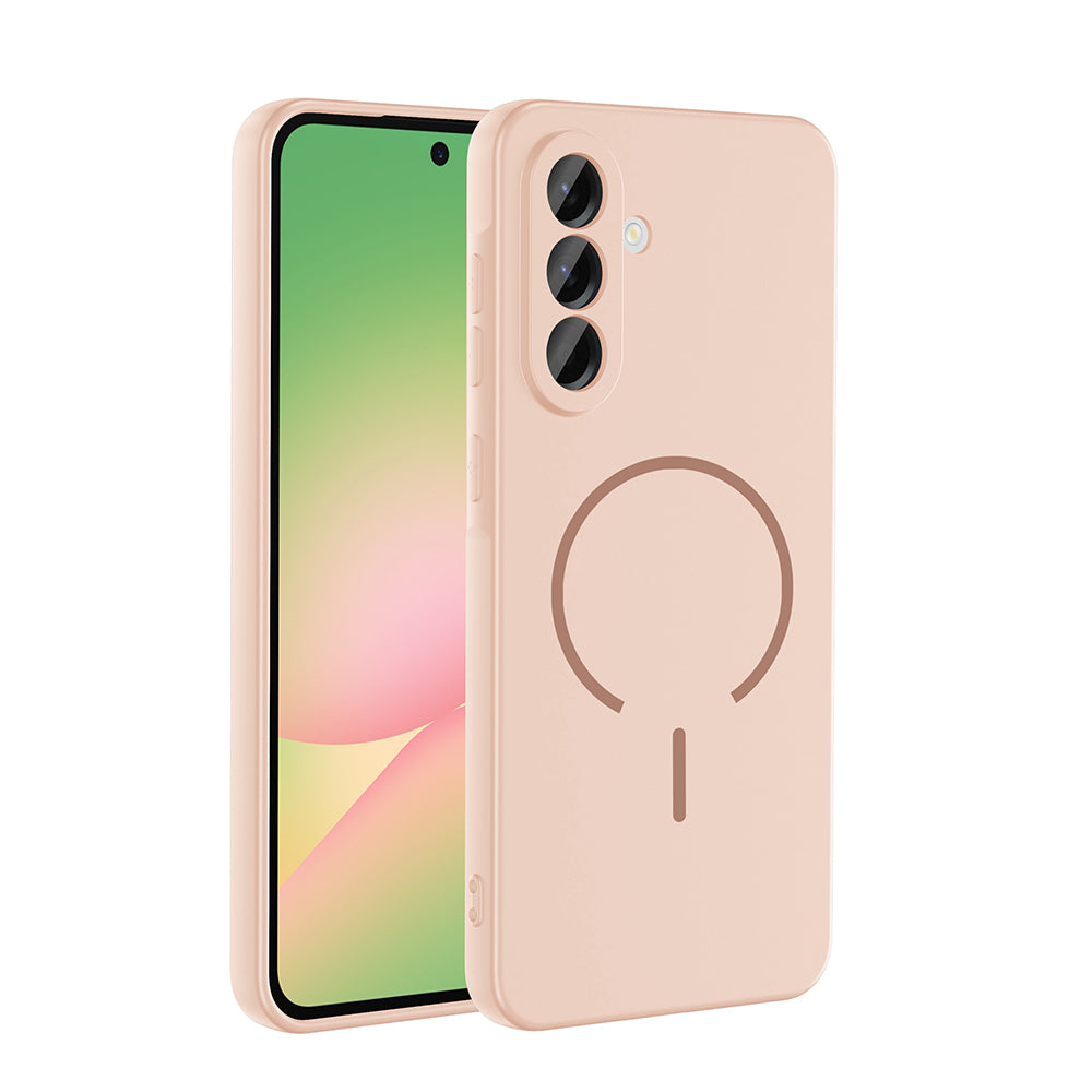 Galaxy A56 Kılıf M-safe Şarj Özellikli Zore Meta Kapak Lacivert