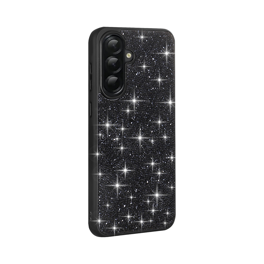 Galaxy A56 Kılıf Parlak Taşlı Tasarım Zore Pırlanta Kapak Pembe