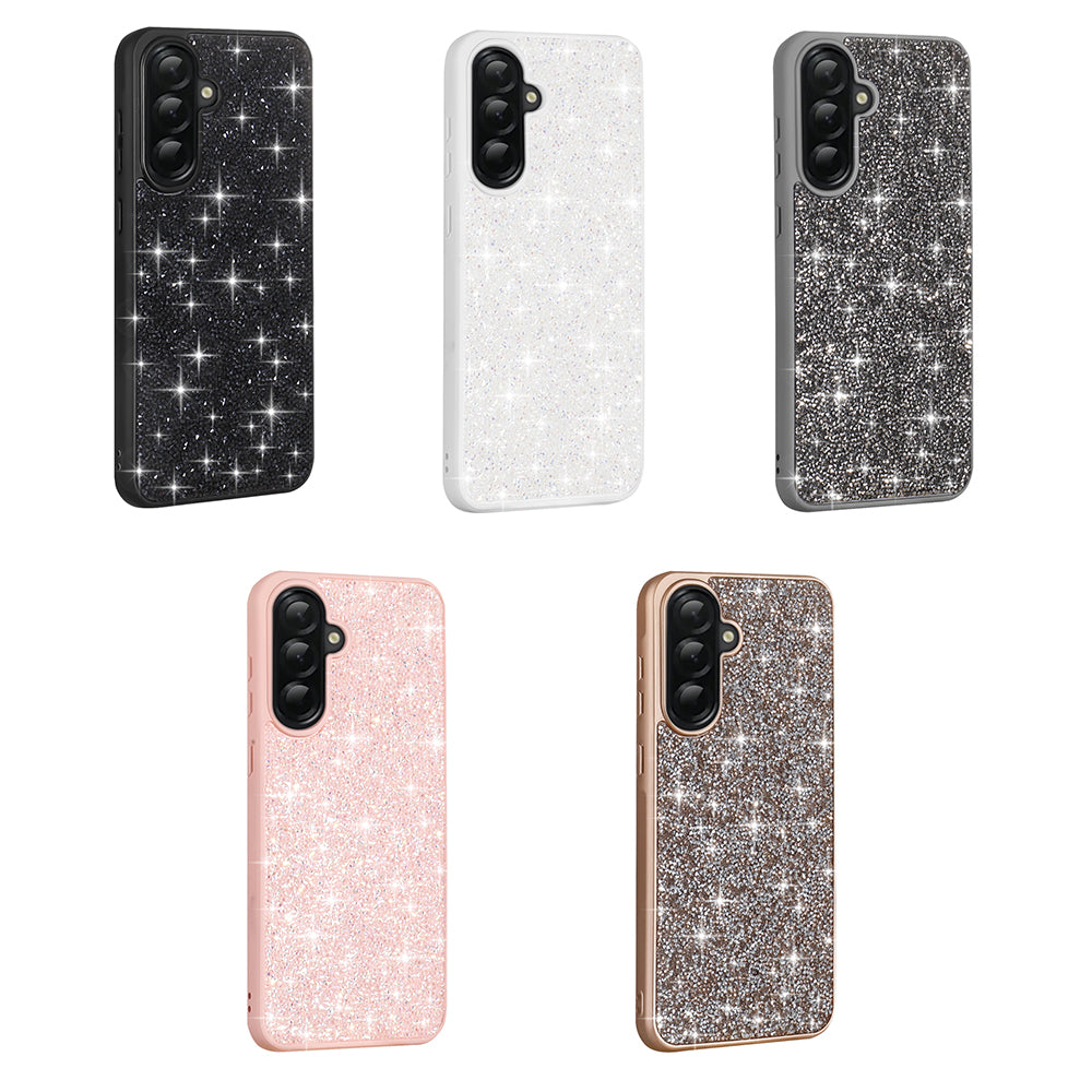 Galaxy A56 Kılıf Parlak Taşlı Tasarım Zore Pırlanta Kapak Pembe