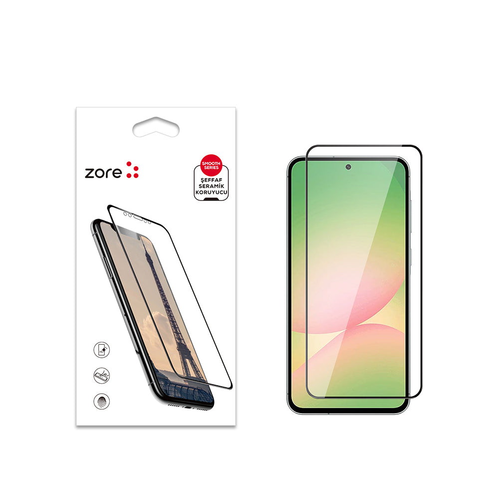 Galaxy A56 Zore Seramik Ekran Koruyucu Şeffaf