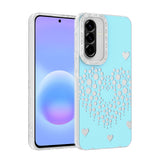 Galaxy A57 Kılıf Damla Taşlı Zore Rivas Sert PC Kapak Mavi