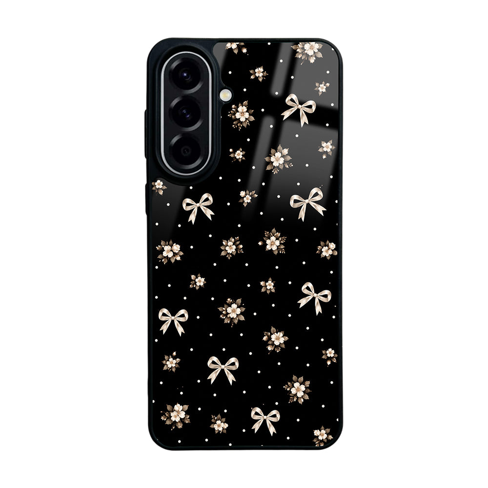 Galaxy A57 Kılıf Kamera Korumalı Desenli Zore Lusi Kapak Gold Fiyonk
