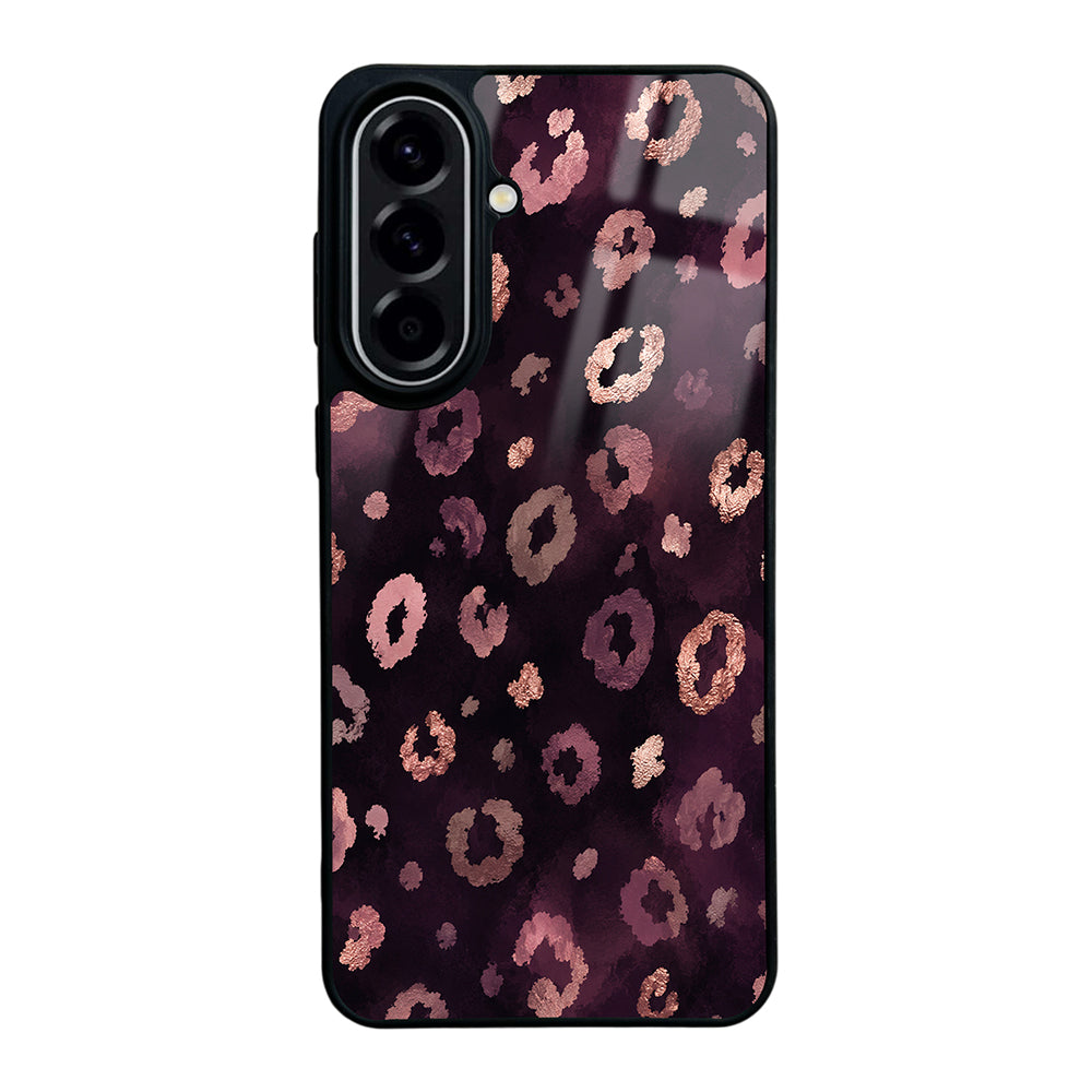 Galaxy A57 Kılıf Kamera Korumalı Desenli Zore Lusi Kapak Pembe Leopar