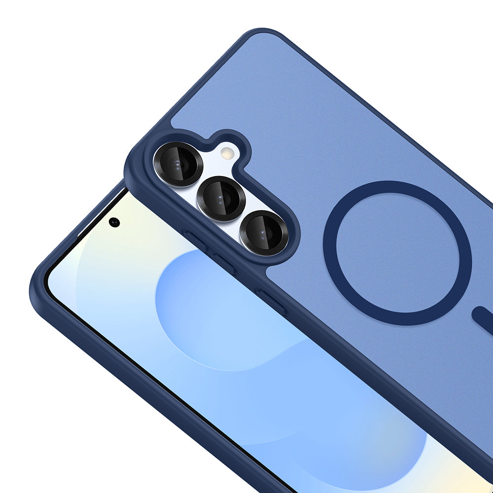 Galaxy A57 Kılıf M-safe Şarj Özellikli Babet Kapak Derin Mor