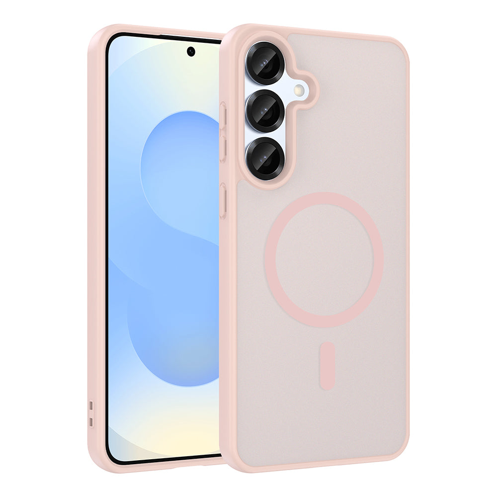 Galaxy A57 Kılıf M-safe Şarj Özellikli Babet Kapak Pembe