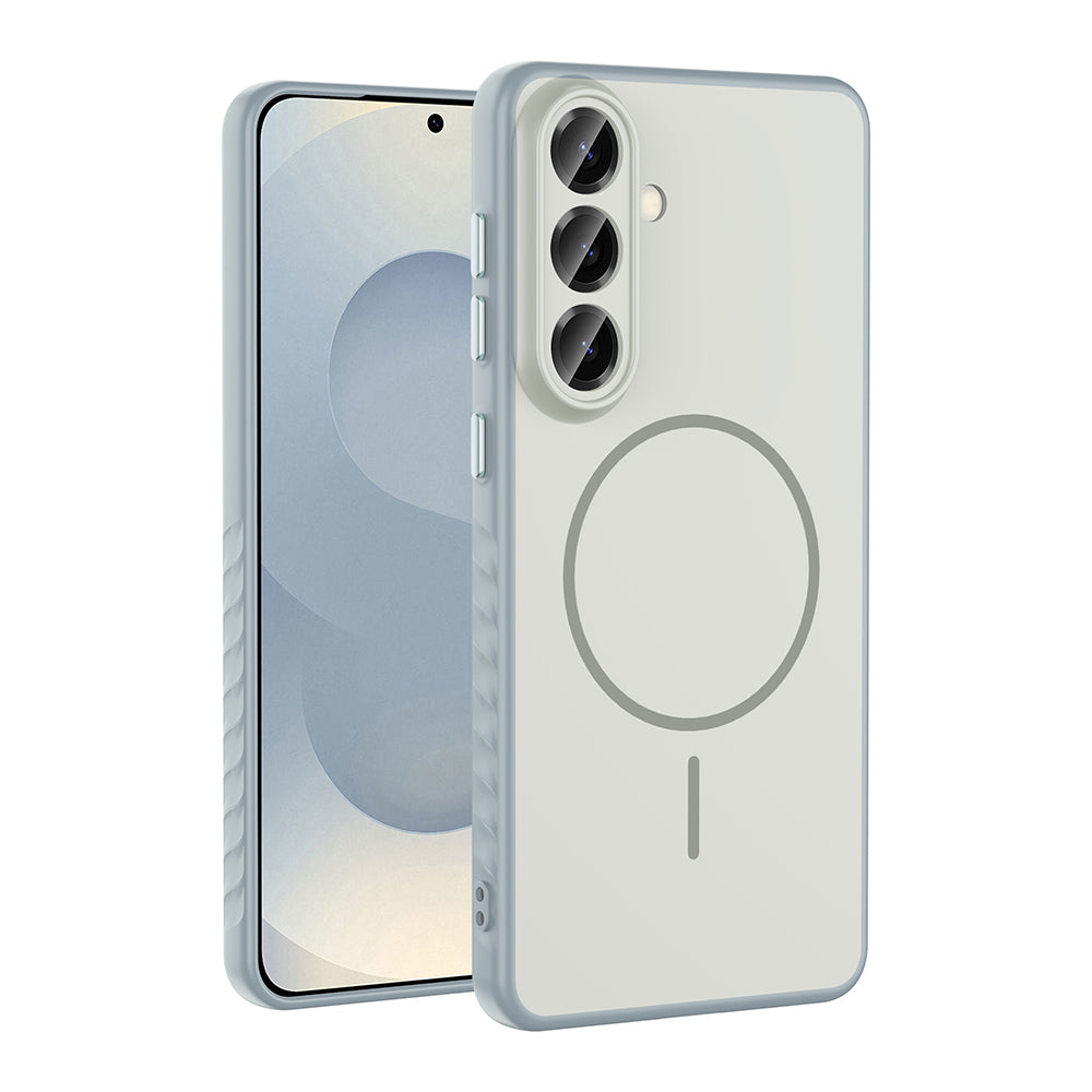 Galaxy A57 Kılıf M-safe Şarj Özellikli Tea Kapak Gümüş