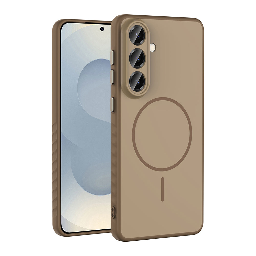 Galaxy A57 Kılıf M-safe Şarj Özellikli Tea Kapak Gold