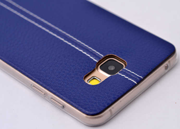 Galaxy A7 2016 Kılıf Zore Epix Silikon Lacivert