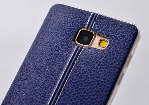 Galaxy A7 2016 Kılıf Zore Epix Silikon Lacivert